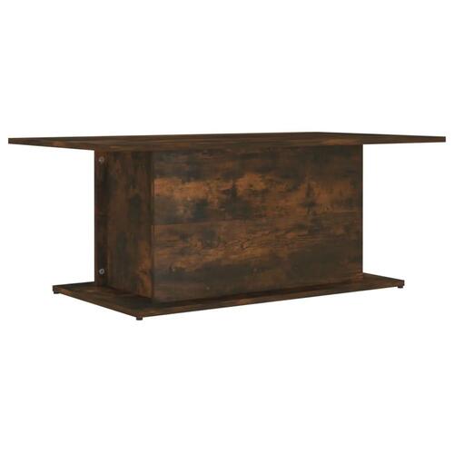 Sofabord 102x55,5x40 cm konstrueret træ røget egetræsfarve