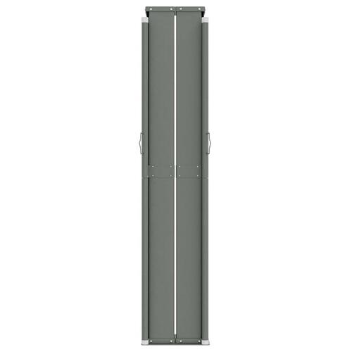 Sammenrullelig sidemarkise 200x600 cm cremefarvet