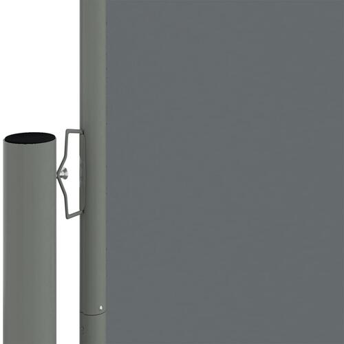 Sammenrullelig sidemarkise 200x600 cm antracitgrå