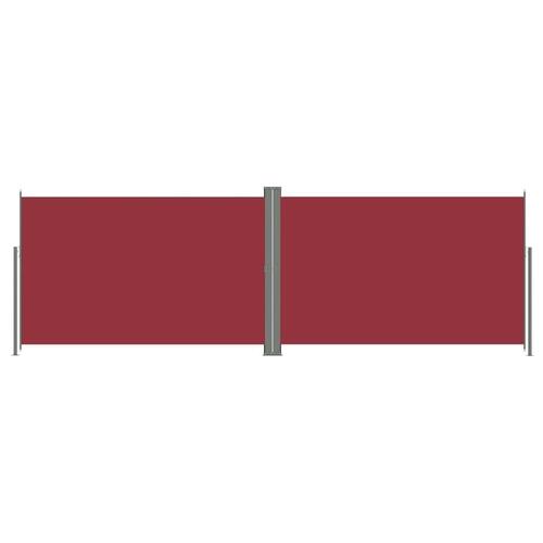 Sammenrullelig sidemarkise 220x600 cm rød