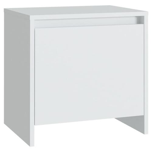 Sengebord 45x34x44,5 cm spånplade hvid
