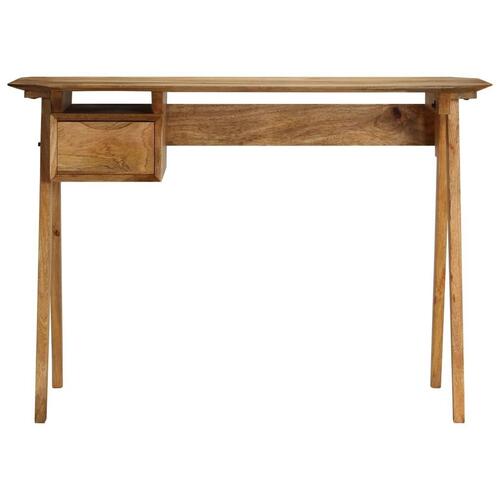 Skrivebord 110x50x76 cm massivt mangotræ