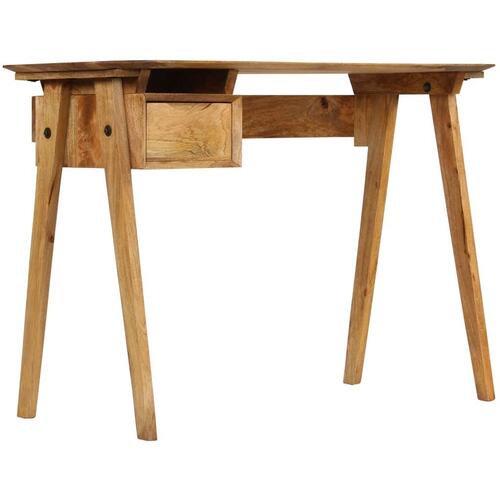 Skrivebord 110x50x76 cm massivt mangotræ