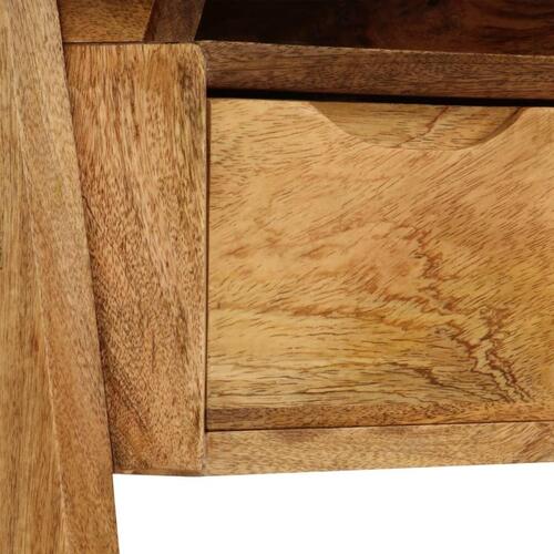 Skrivebord 110x50x76 cm massivt mangotræ