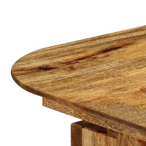 Skrivebord 110x50x76 cm massivt mangotræ