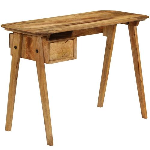 Skrivebord 110x50x76 cm massivt mangotræ