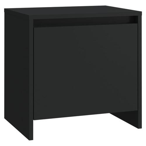 Sengebord 45x34x44,5 cm spånplade sort
