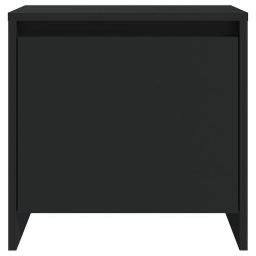 Sengebord 45x34x44,5 cm spånplade sort