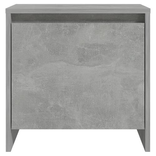 Sengebord 45x34x44,5 cm spånplade betongrå