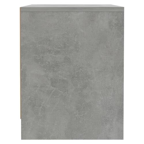 Sengebord 45x34x44,5 cm spånplade betongrå