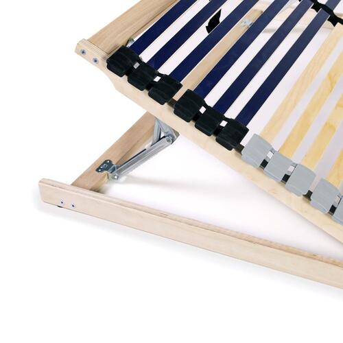 Lamelbunde til seng 2 stk. 42 lameller 7 zoner 90 x 200 cm