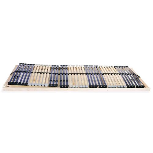 Lamelbunde til seng 2 stk. 42 lameller 7 zoner 90 x 200 cm