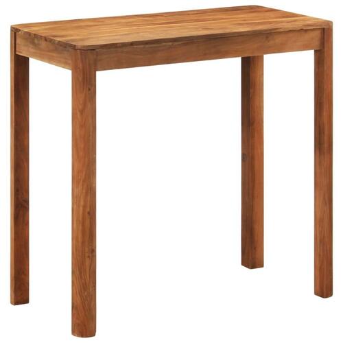Barbord 110x55x106 cm massivt akacietræ med honningfinish