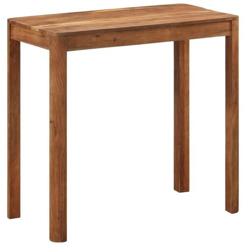 Barbord 110x55x106 cm massivt akacietræ med honningfinish