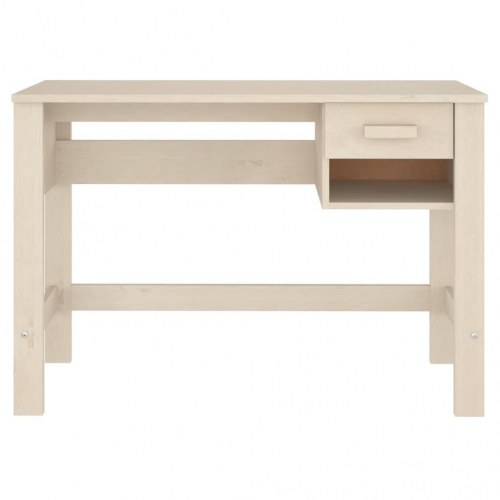 Skrivebord HAMAR 110x40x75 cm fyrretræ honningbrun