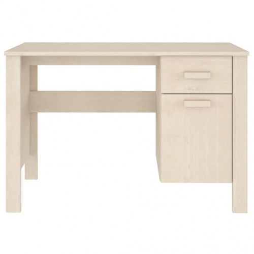 Skrivebord HAMAR 113x50x75 cm fyrretræ honningbrun