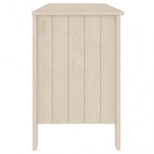 Skrivebord HAMAR 113x50x75 cm fyrretræ honningbrun