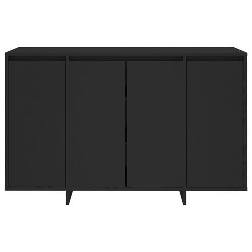 Skænk 120x41x75 cm konstrueret træ sort