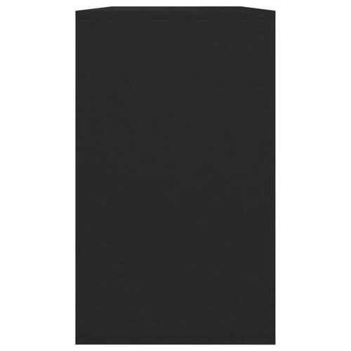 Skænk 120x41x75 cm konstrueret træ sort