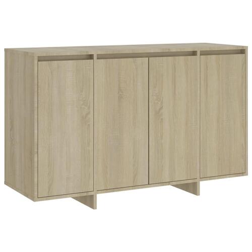 Skænk 120x41x75 cm konstrueret træ sonoma-eg