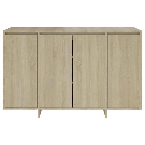 Skænk 120x41x75 cm konstrueret træ sonoma-eg