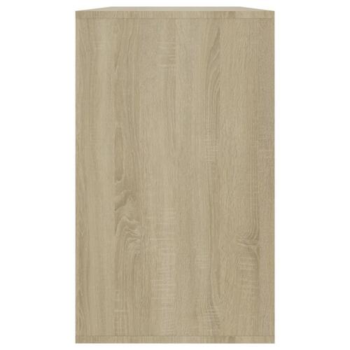 Skænk 120x41x75 cm konstrueret træ sonoma-eg