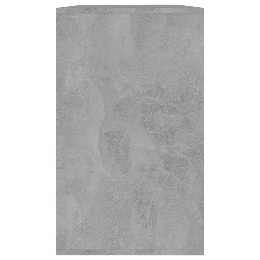 Skænk 120x41x75 cm konstrueret træ betongrå
