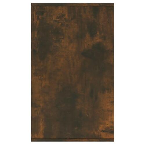 Skænk 135x41x75 cm konstrueret træ røget egetræsfarve