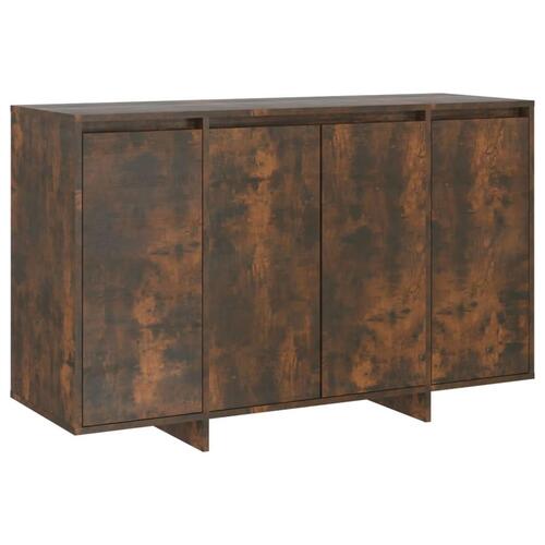Skænk 120x41x75 cm konstrueret træ røget egetræsfarve
