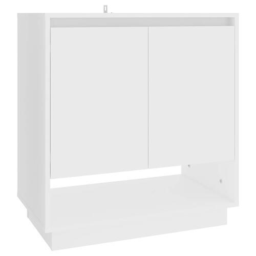 Skænk 70x41x75 cm konstrueret træ hvid