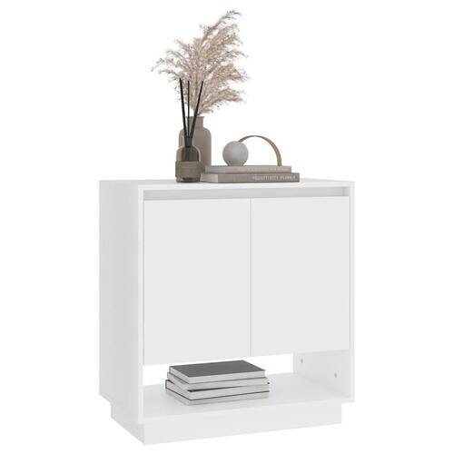 Skænk 70x41x75 cm konstrueret træ hvid