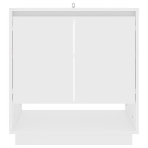 Skænk 70x41x75 cm konstrueret træ hvid