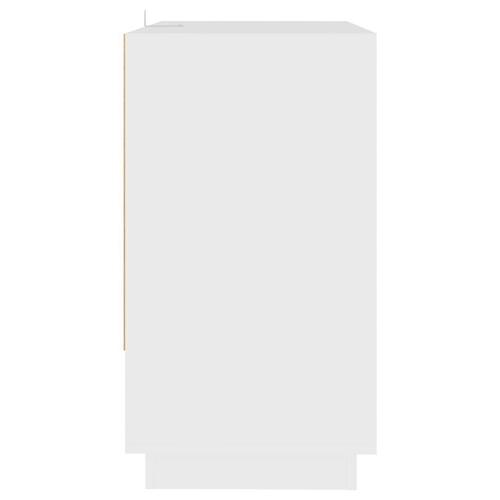 Skænk 70x41x75 cm konstrueret træ hvid