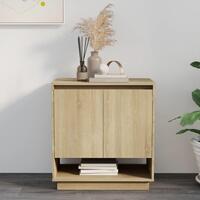 Skænk 70x41x75 cm spånplade sonoma-eg