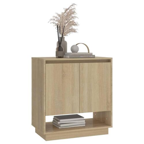 Skænk 70x41x75 cm konstrueret træ sonoma-eg