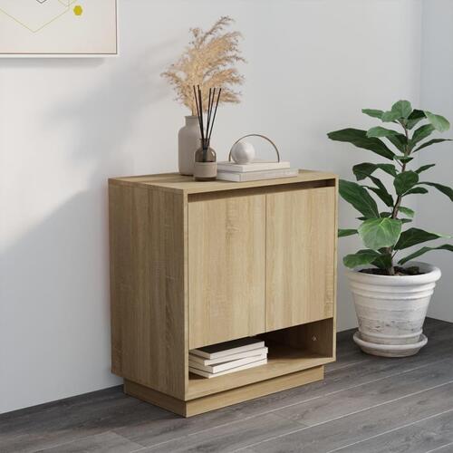 Skænk 70x41x75 cm konstrueret træ sonoma-eg