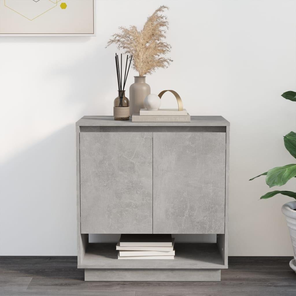 Skænk 70x41x75 cm konstrueret træ betongrå