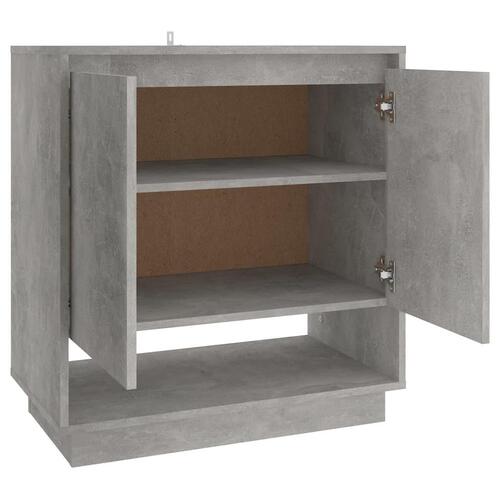 Skænk 70x41x75 cm konstrueret træ betongrå
