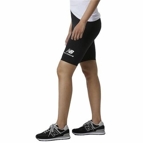 Sport leggings til kvinder New Balance Essentials Stacked Fitted Sort XS