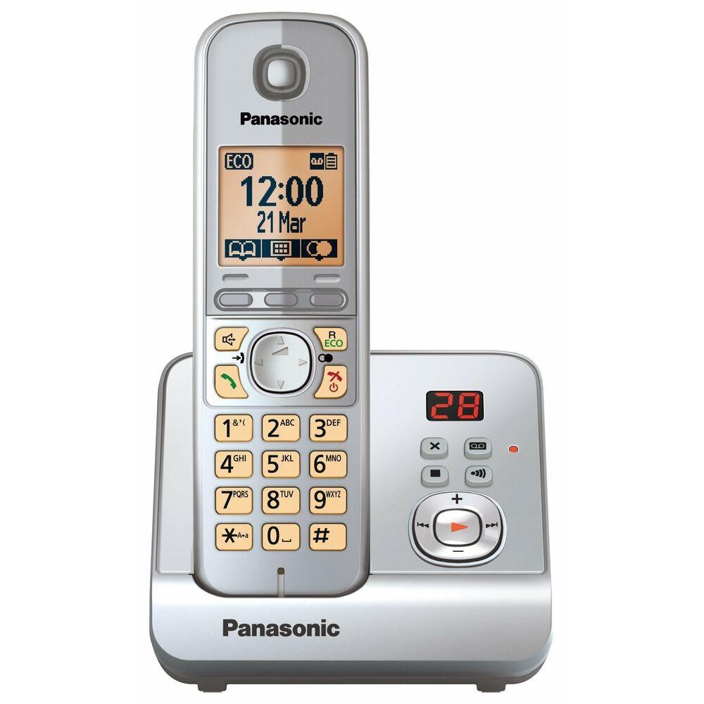 Fastnettelefon Panasonic Corp. KX-TG6721GS (OUTLET B)
