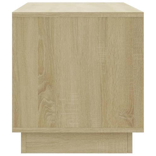 Tv-bord 102x41x44 cm konstrueret træ sonoma-eg