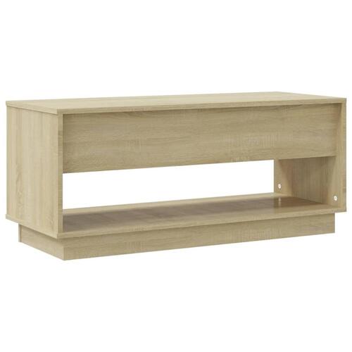 Tv-bord 102x41x44 cm konstrueret træ sonoma-eg