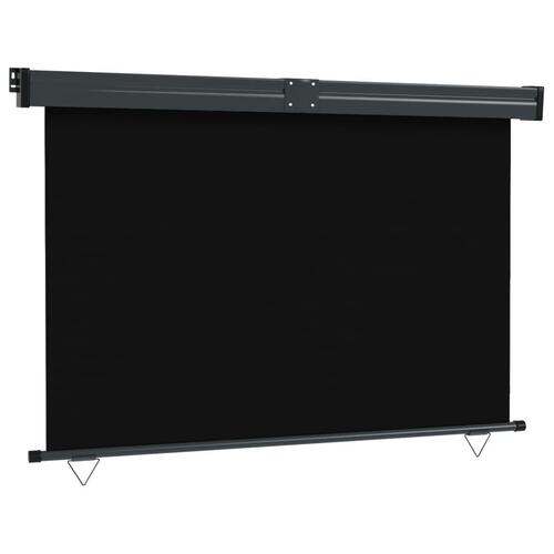 Sidemarkise til altan 165x250 cm sort