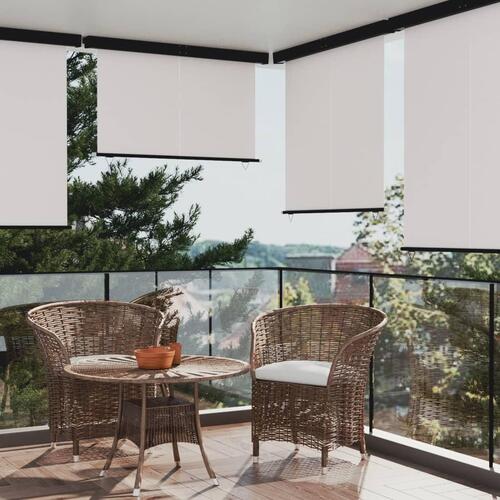 Sidemarkise til altan 165x250 cm cremefarvet