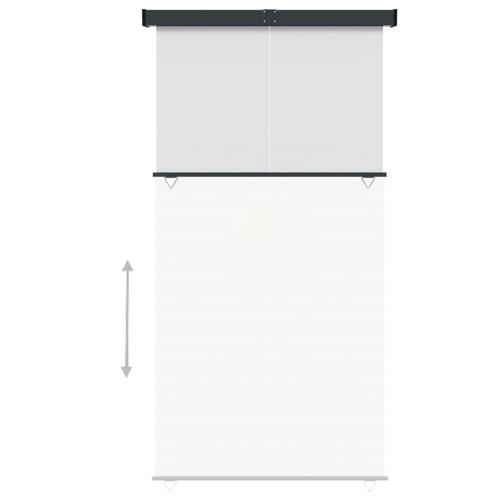 Sidemarkise til altan 165x250 cm cremefarvet