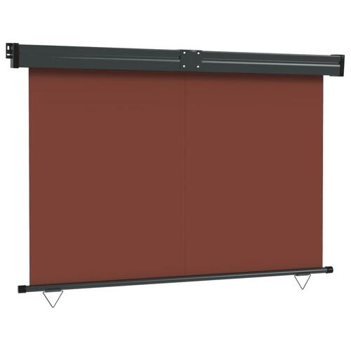Sidemarkise til altan 165x250 cm brun