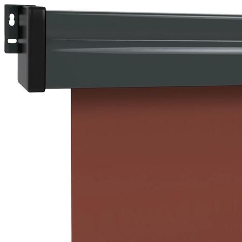 Sidemarkise til altan 165x250 cm brun
