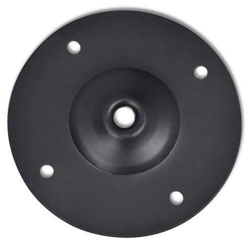 Teleskopiske bordben 4 stk. 710 mm-1100 mm sort