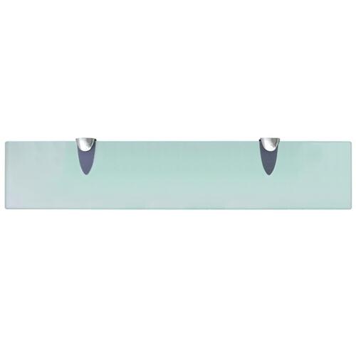 Svævehylde 2 stk. 50 x 10 cm 8 mm glas