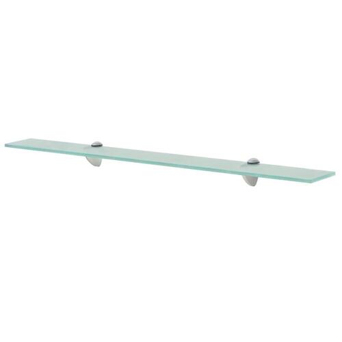 Svævehylde 2 stk. 80 x 10 cm 8 mm glas